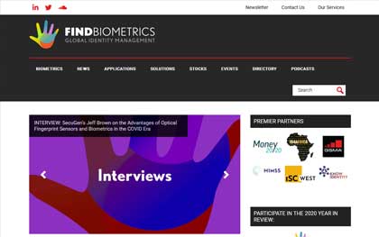Biometrics Website Designer