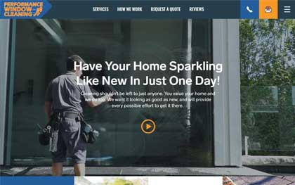 Window Cleaning Website Designer